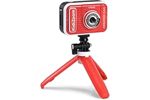 VTech KidiZoom Creator Cam, High-Definition Kids' Camera for Photos and Videos, Included Green Screen, Flip-Out Selfie Camera, Selfie Stick/Tripod, Auto Timer, Kids Ages 5 and up