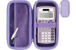 RIYADAone Hard Case Replacement for Texas Instruments TI-30XIIS TI-30XS TI-30Xa TI-36X Pro Scientific Calculator Case Only (Lavender Case)
