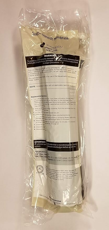 Amazon Com Aquakinetic Kinetico K2 A200 Reverse Osmosis System Membrane Cartridge Filter 9428a Home Kitchen