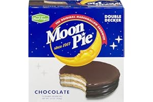 MOON PIE MoonPie Double Decker, Chocolate, 2.75 oz, 12 Count Pack