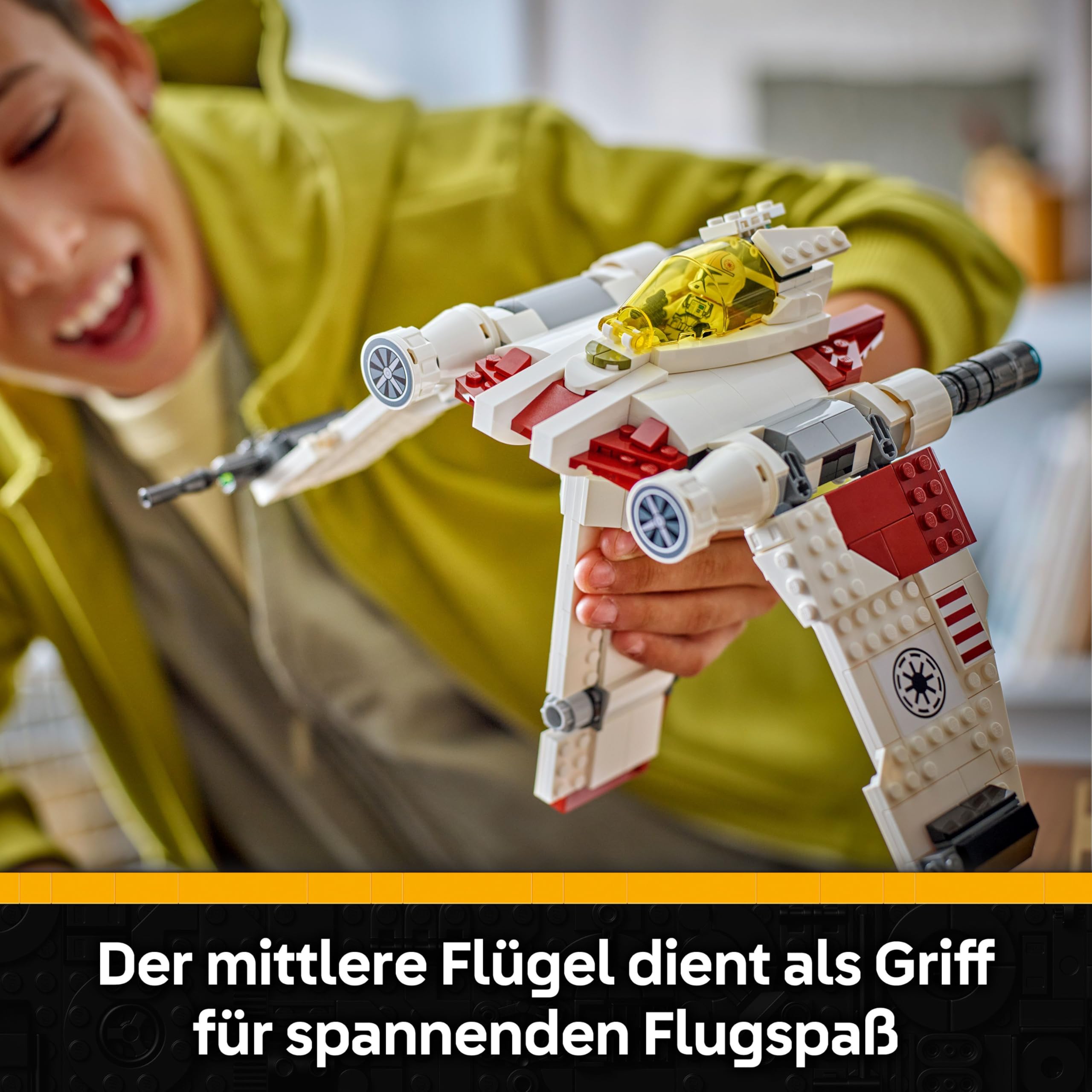 LEGO Star Wars: The Clone Wars V-19 Torrent-Sternjäger - Kreatives Spielzeug mit Minifiguren und Lichtschwert - Geschenk für Kinder - Modellbau für Mädchen und Jungen ab 9 Jahren - 75432 4