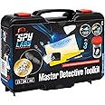 Spy Labs Master Detective Toolkit V2 | Forensic Science Kit | Gather & Document Evidence, Play | Fingerprints, Footprints, Tire Tracks | 32-Page Experiment Storybook