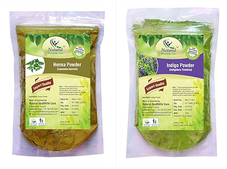 Natural Healthlife Care Indigo Leaves Powder, 227 (Pack of 2)