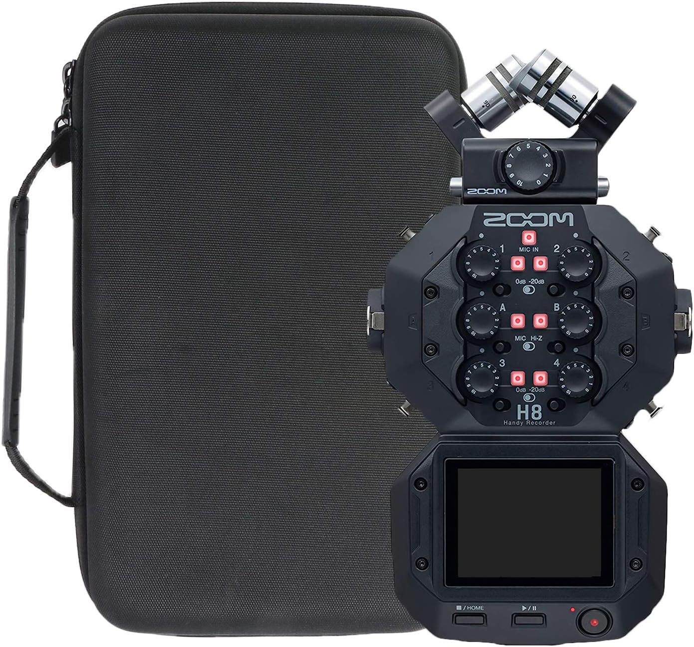 co2CREA Storage Carry Travel Hard Case for Zoom H8 12-Track Portable Recorder(Case Only, Not Include Recorder) - Image 5