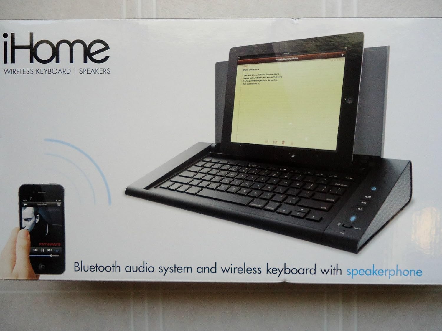 ihome wireless keyboard speakers