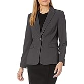 Calvin Klein Women's One Button Lux Blazer