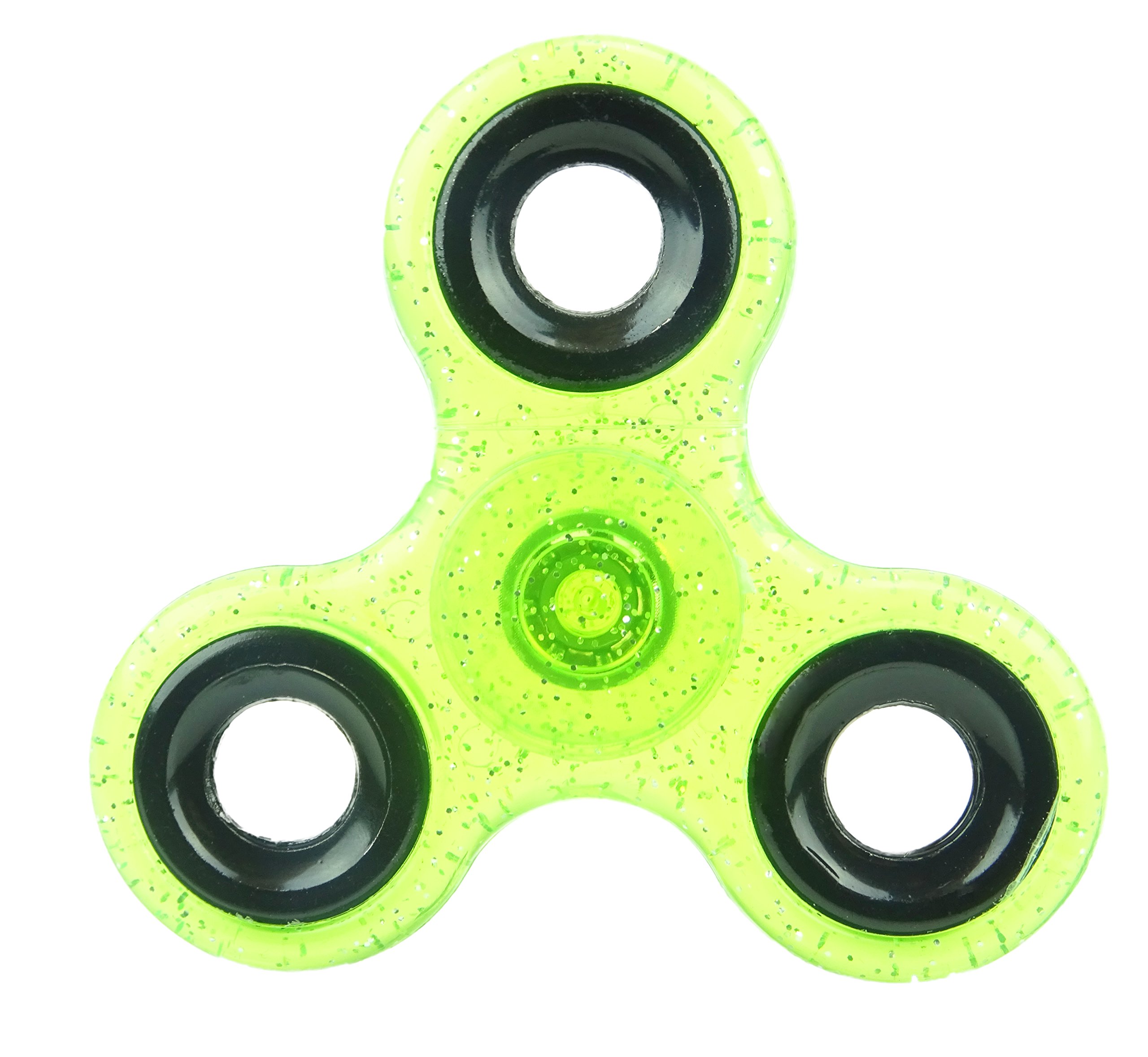 Christmas Concepts® - Exclusive Glitter Fidget Hand Spinner - Stress Reducer, Stress Relief, Autism - GREEN