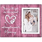 SteadStyle New Mom Gifts for Baby Girl – Mom Picture Frame from Newborn Daughter, Shower Gift for Girl, First Mother’s Day Present, Registry Must Have Keepsake, Fits 4x6 Photo
