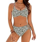 Blooming Jelly Womens Bikini Sets Two Piece Cheeky Swimsuit Embroidery Curvy String Bathing Suit