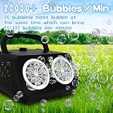 PANAMALAR Bubble Machine Automatic Bubble Maker with Lights 2000+ Bubbles view 3