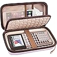 PAIYULE Graphing Calculators Case for Texas Instruments TI-84 Plus/TI-83 Plus CE Color Calculator, Storage Holder for TI-89/for Casio fx-9750GIII for TI-30XS for Cables, Pens, Pencil -Pink(Box Only)