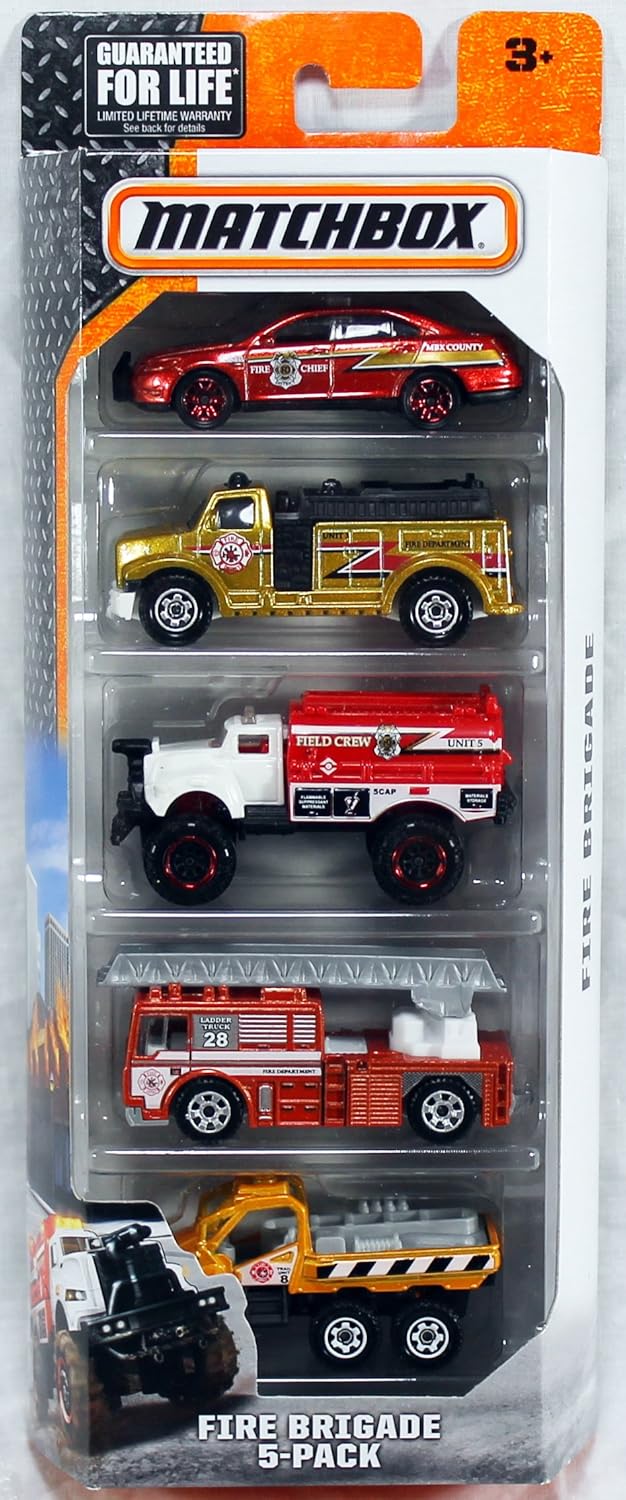 Matchbox, 2016 Fire Brigade 5-Pack 