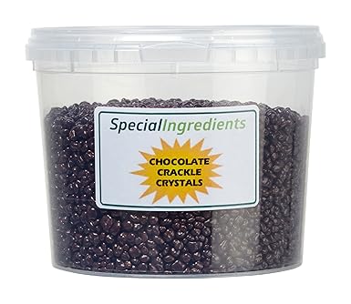 Special Ingredients Schokolade Crackle Crystals Knallbrause 500g - Ideal für Kuchen, Bonbons und Eiscreme (Deutsche Etiketten