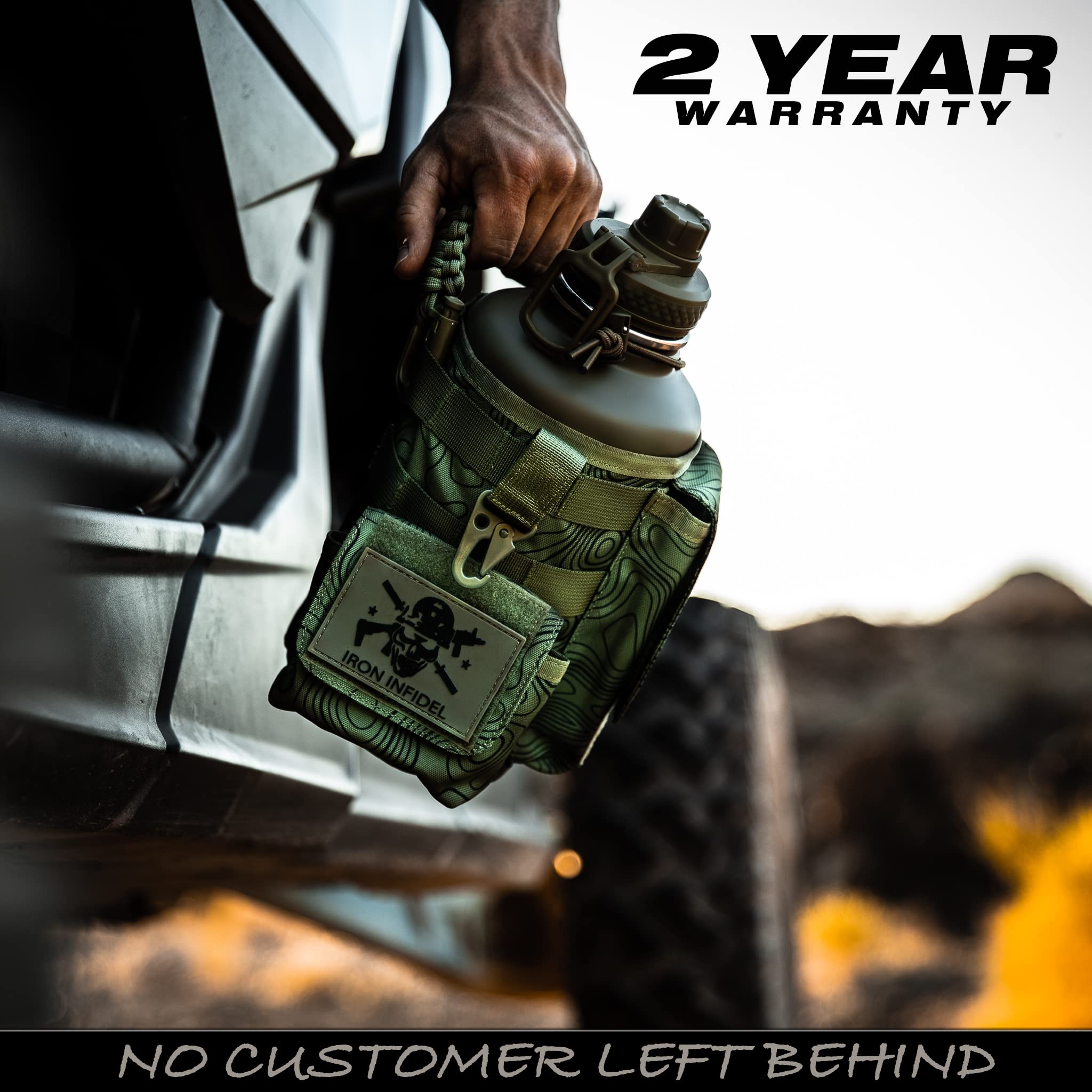 Mua Iron Infidel Battle Bottle Half Gallon Water Bottle Insulated, 64