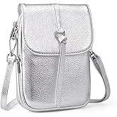 befen Genuine Leather Small Crossbody Bags for Women, Multi Pocket Cell Phone Crossbody Purse with RFID Blocking Card Slots