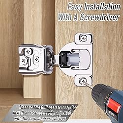 Soft Close Cabinet Hinges, HTCELLE 2 Pack 1 Pair