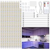 LAFULIT 10 PCS Under Cabinet Lights Kit, Stick on