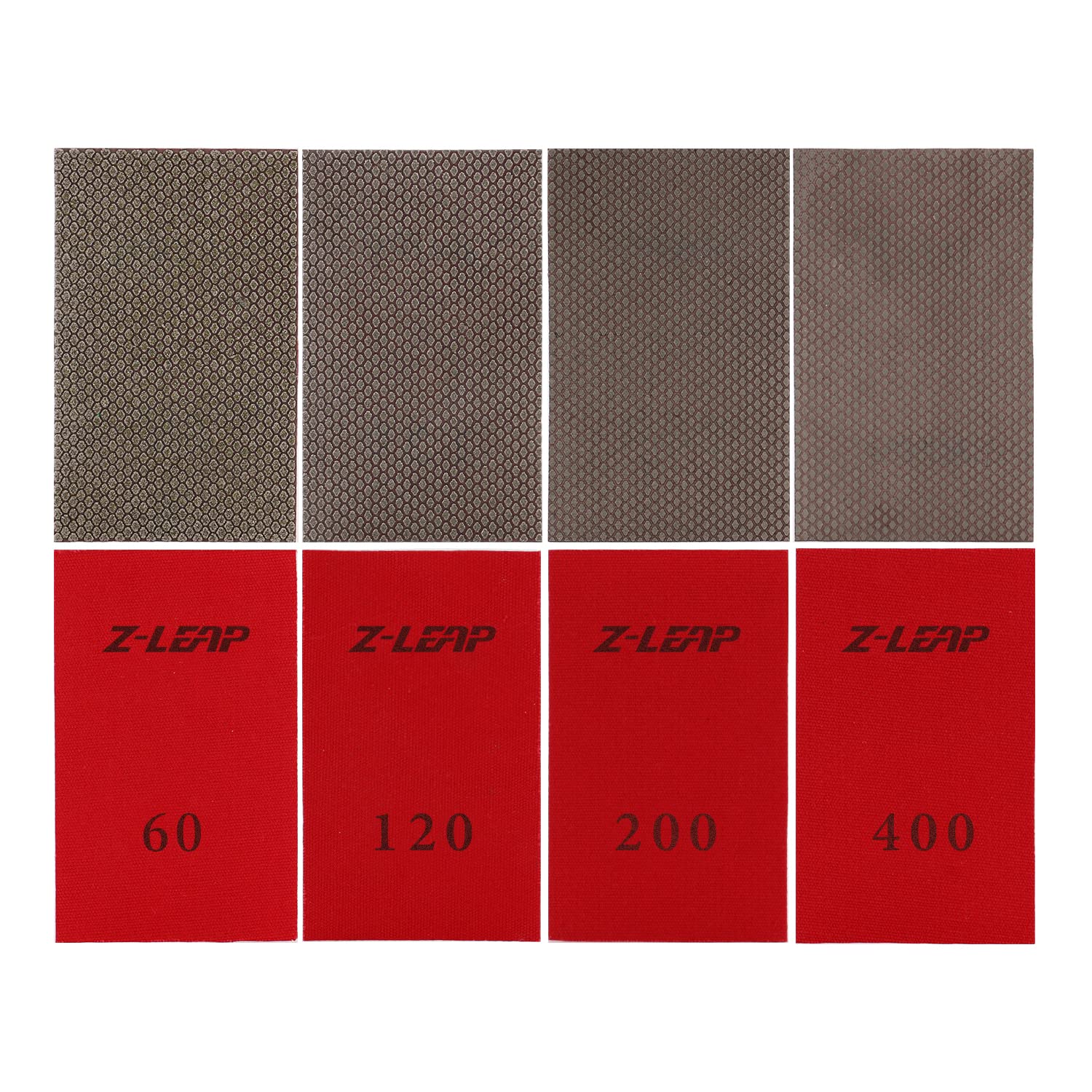 Z-LEAP Diamond Sandpaper Hand Sanding Sheet Polishing Paper Set for Glass Marble Concrete Granite
