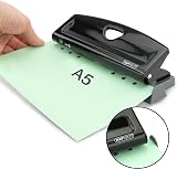 Rapesco 1725 Adjustable 6-Hole Punch 9 Sheet Capacity Black view 4