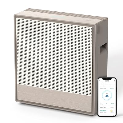 COWAY Air Purifiers for Home Large Room Up to 1,860 ft², Washable Pre-Filter and HEPA Filter for Smoke, Allergies, Pet Dander, Odor, AQI, App Control, Smart, 3yr Warranty, Airmega 250S Wifi