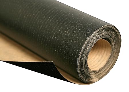 Clairefontaine 395729C Rolle Kraftpapier (60 g, 10 m x 1 m, ideal für Verpackungen und Skizzen) schwarz