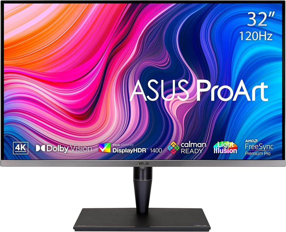 ASUS ProArt PA32UCG-K 32" 4K HDR IPS Mini LED 1600 nits 120Hz Calman Ready