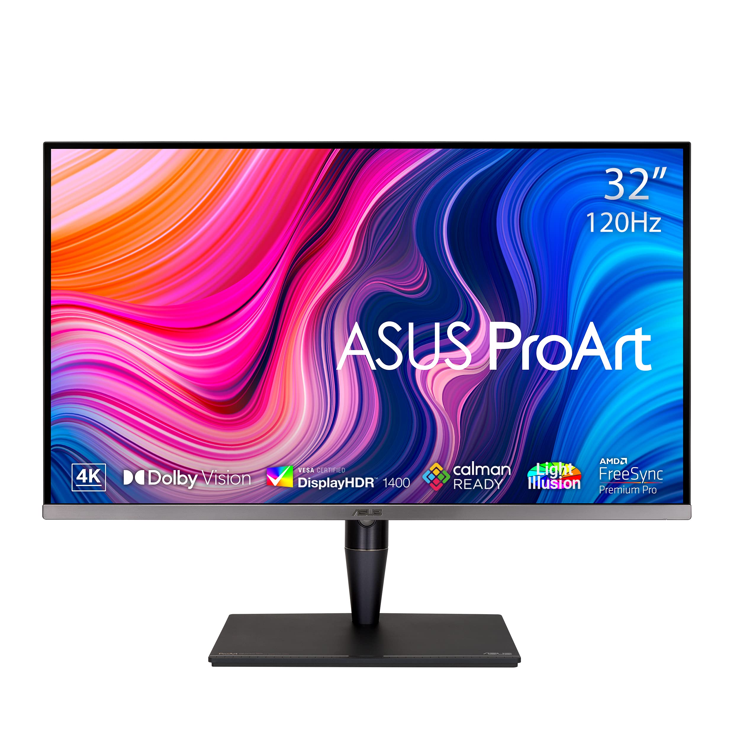 ASUS ProArt Display PA32UCG-K 4K HDR IPS miniLED 32", 1600nits,1152zone,120HzVRR, FreeSync Premium Pro,Dolby Vision, HLG,Delta E < 1, DCI-P3, hardware calibration,Calman ready,ColourSpace integration