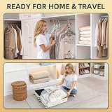 TAILI Hanging Vacuum Storage Bags 4 Large Wide-Side 105x70 cm for Clothes view 8