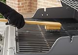 Weber Bamboo Barbecue Brush 45 cm Natural Bamboo Handle Stainless Bristles view 2