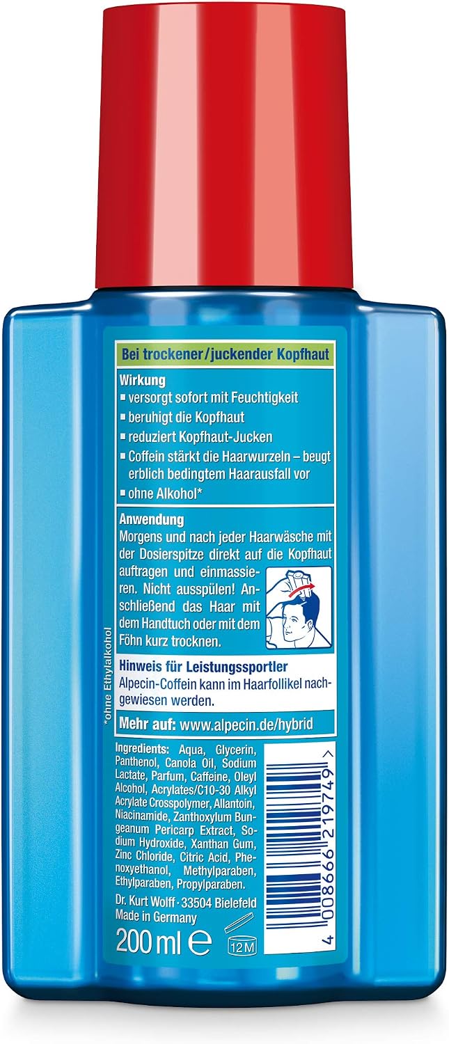 Alpecin Hybrid Caffeine Liquid, 0.26 kg 4008666219749 - Image 3