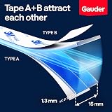 GAUDER A+B Magnetic Tape Self-Adhesive 1+1 m for Fly Screens view 4