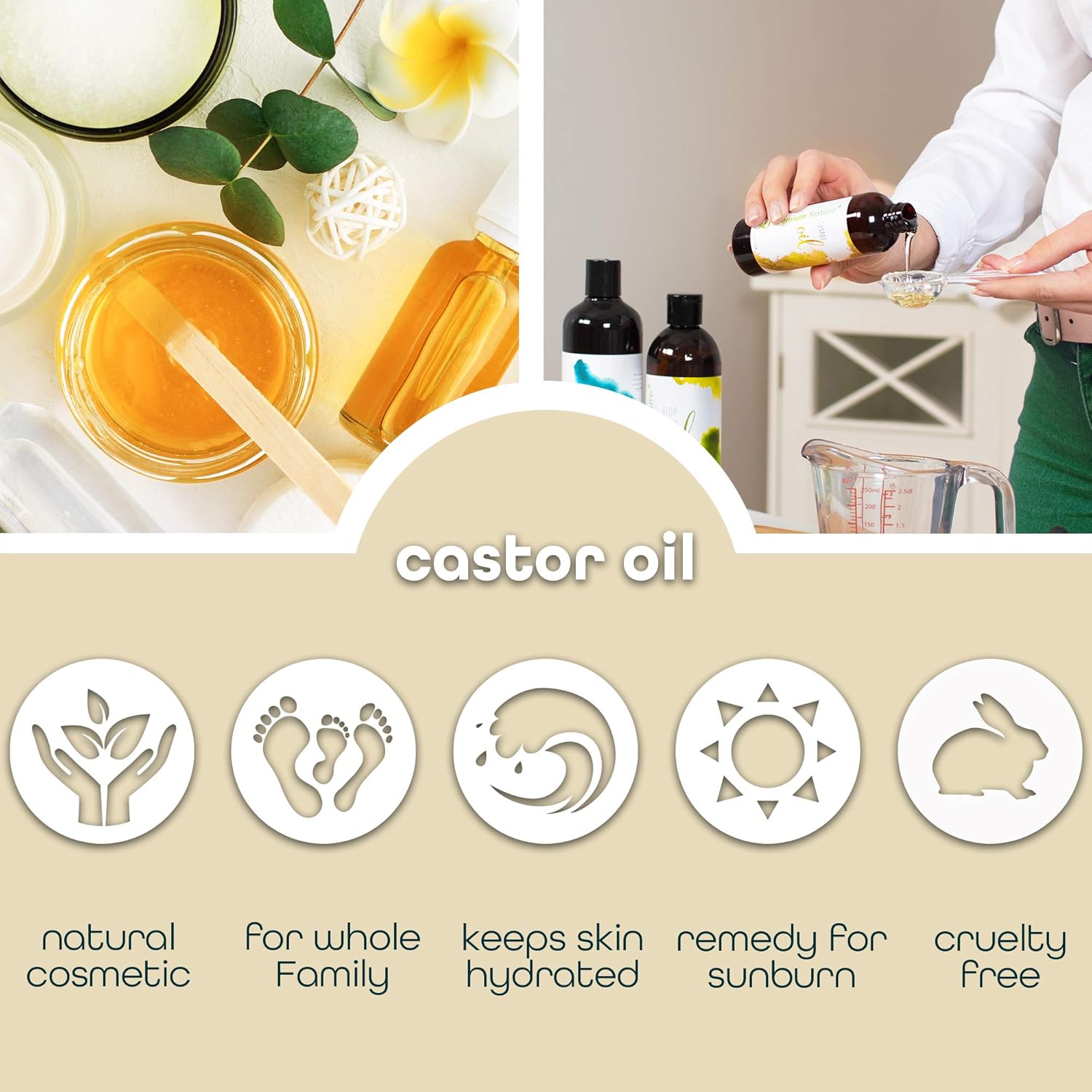 rizinusol kaltgepresst castor oil haarwachstum premium nature rizinus ol fur body haare wimpern augenbrauen hair growth wimpernserum