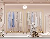 HOMIDEC Clothes Rail Portable Rack with Wheels and Shelf, Holds 40kg Golden view 7
