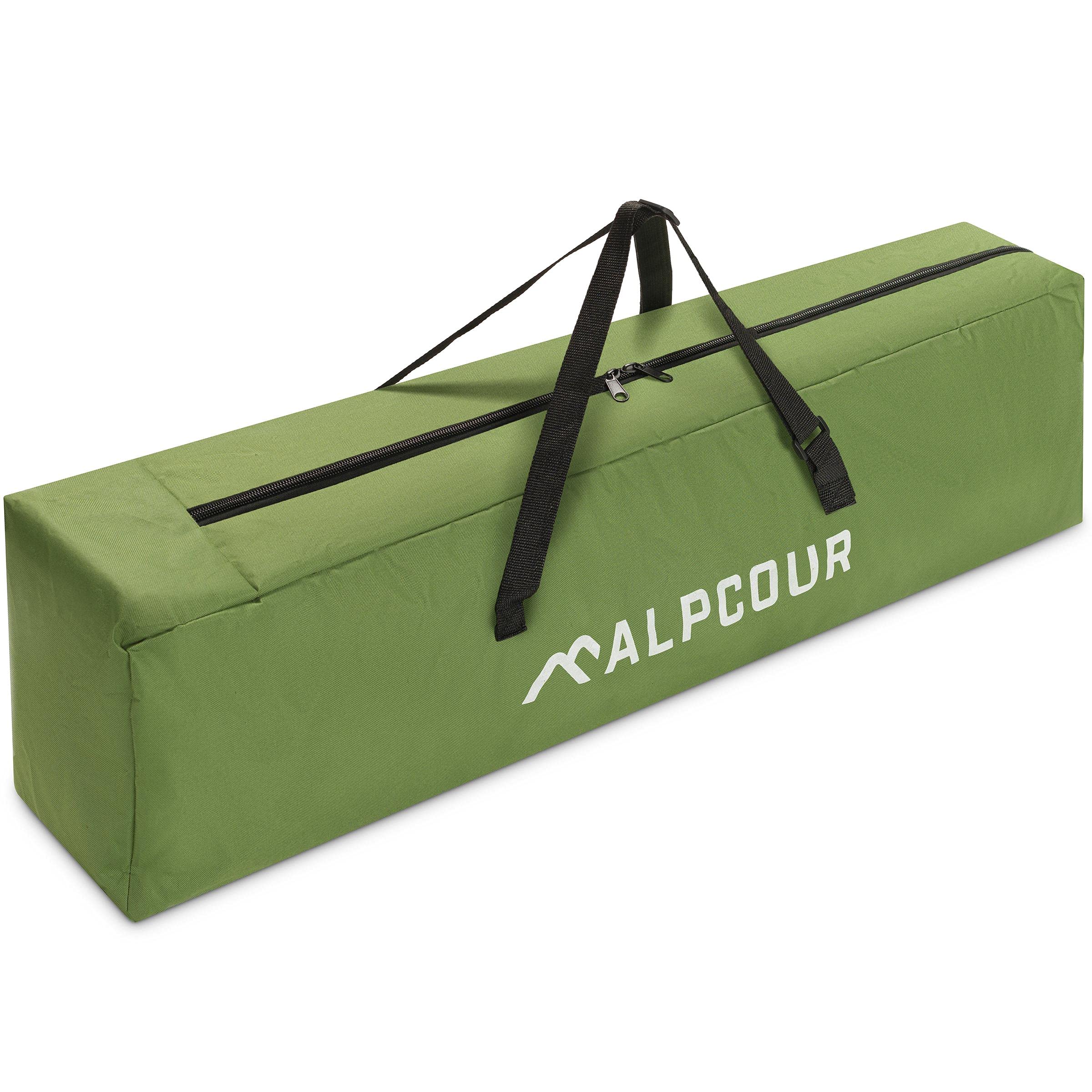 Photo 1 of Alpcour Camping Cot Bag for Outdoor Camping, Travel and Beach – 42 Inch Heavy Duty Polyester Fabric Replacement Bag Fits Most Cots & Chairs – Multifunctional and Easy to Carry & Store