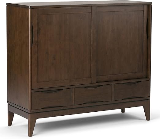 Amazon Com Simpli Home Harper Solid Wood 48 Inch Wide Mid Century