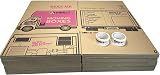 Direct Global Trading 20 Large Cardboard Boxes 52cm x 52cm x 40cm with Handles view 3