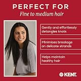 KENT PF17 Paddle Hair Brush Air Cushioned Ball Tip Detangling Fine Medium Hair view 3