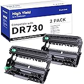 iNKPAD DR730 Drum Unit Compatible Replacement for DR-730 Drum Units to use with MFC-L2710DW MFC-L2750DW HL-L2390DW HL-L2395DW HL-L2350DW DCP-L2550DW HL-L2370DW Printers (2 Drum, NOT Toner)