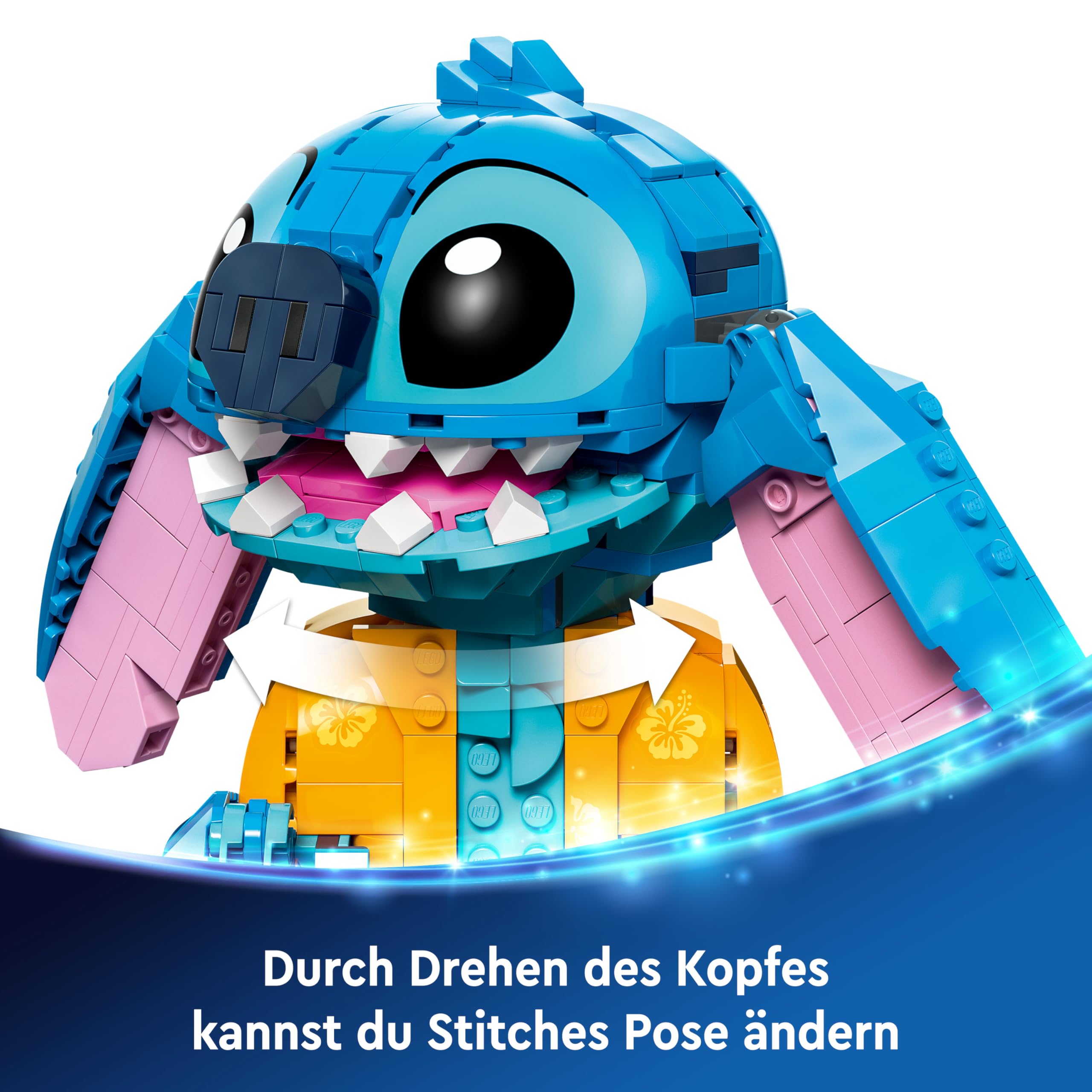 LEGO | Disney Stitch Spielzeug - Figur zum Spielen und Sammeln mit Einer Eistüte und Einer dekorativen Blume - Geschenk für Mädchen, Jungen und Lilo & Stitch Filmfans ab 9 Jahren - 43249 4