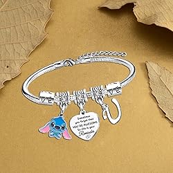 Waeceip Stitch Bracelet with Initial Letter, Gifts