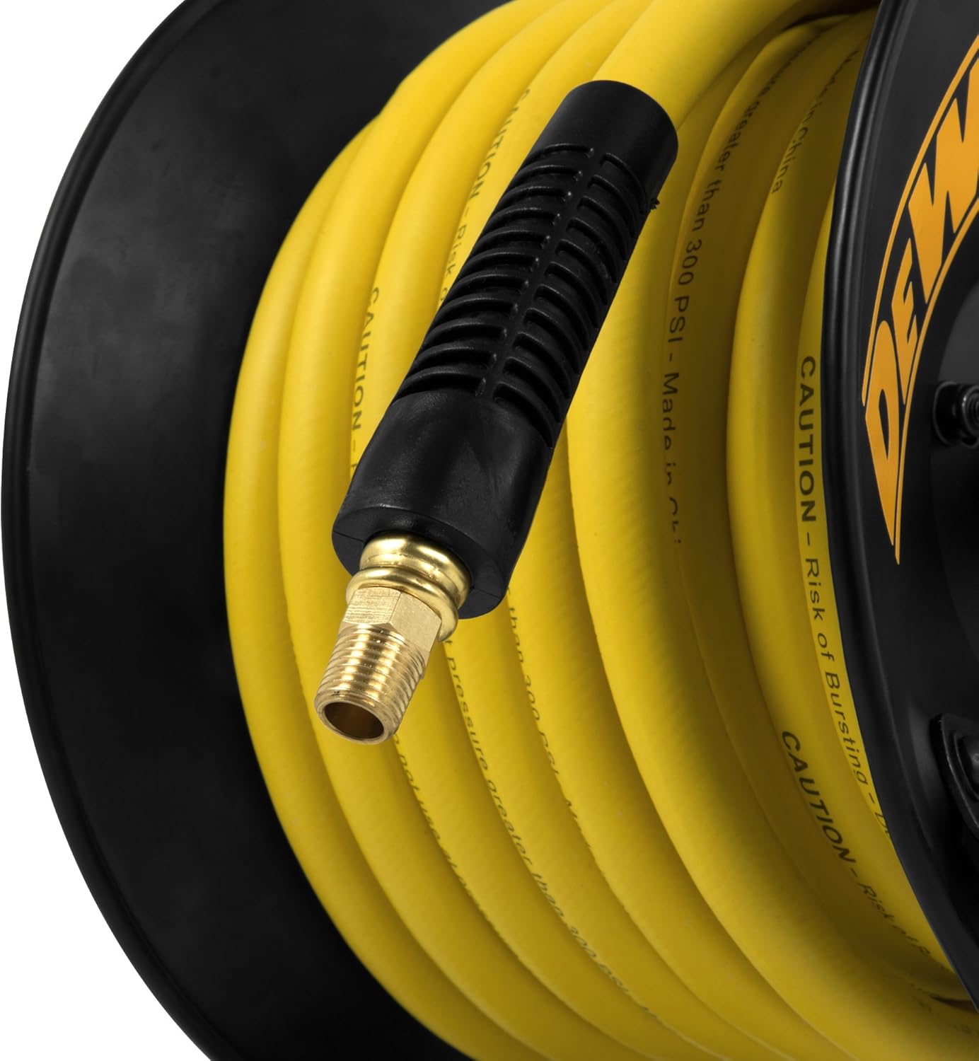 DeWalt DXCM024-0348 3/8” x 50’ Manual Hose Reel with Rubber Hose - - 