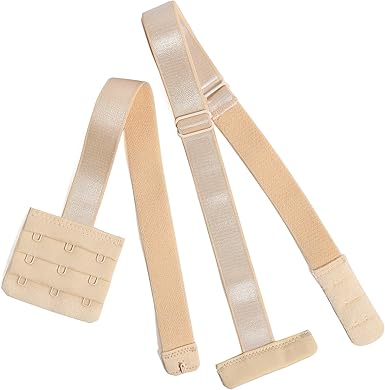 4-teiliges BH-Konverter Set Für Rückenfreie Kleider - Schwarz & Hautfarben - Verstellbare BH-Träger