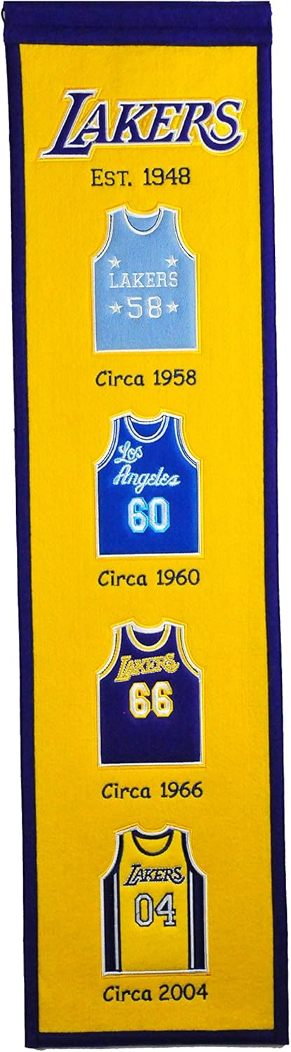 Winning Streak Sports NBA Los Angeles Lakers Fan Favorite Banner - Wall Decor for Sports Fans : Sports & Outdoors