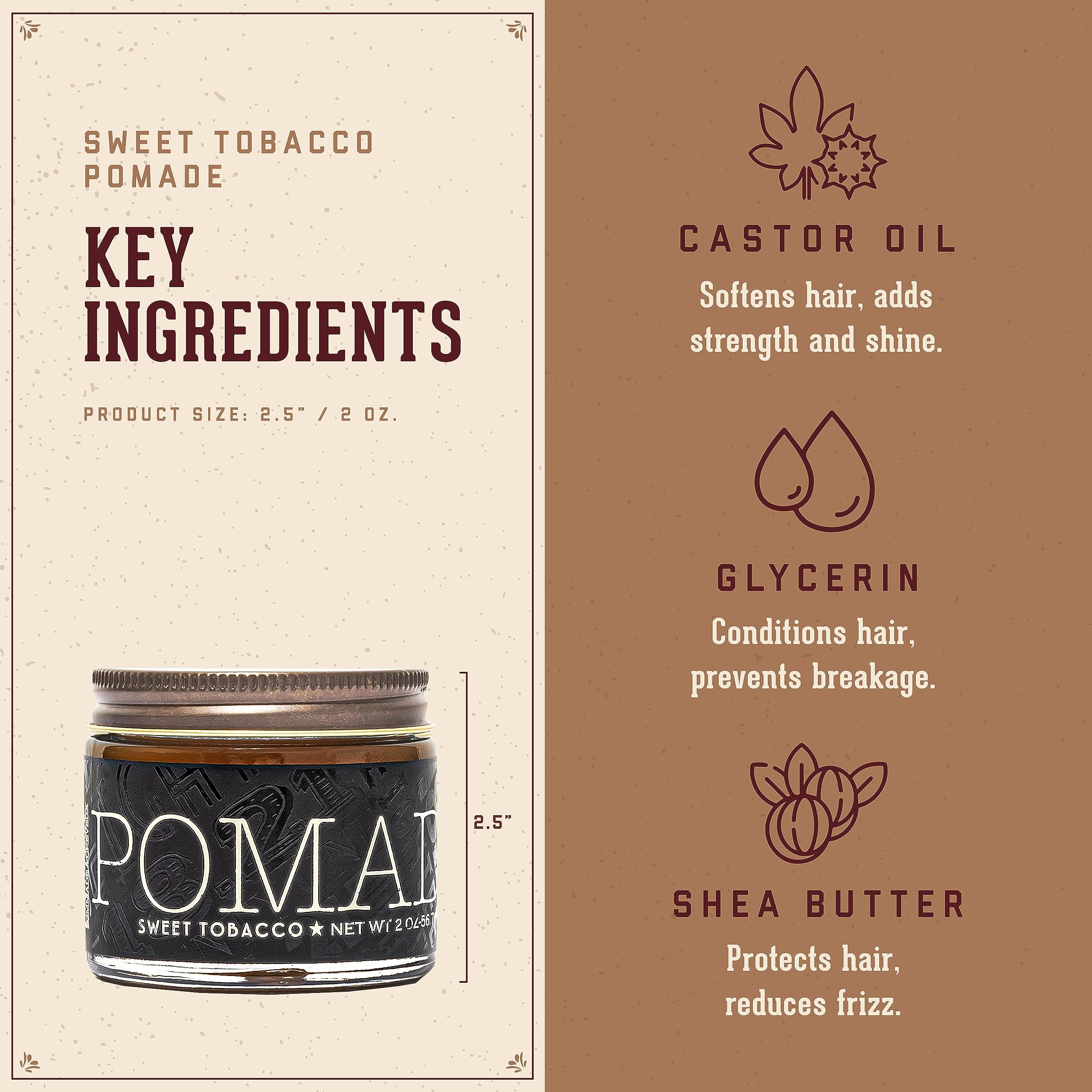 18.21 Man Made Hair Styling Products Pomade, Wax, Clay & Paste, 2 oz