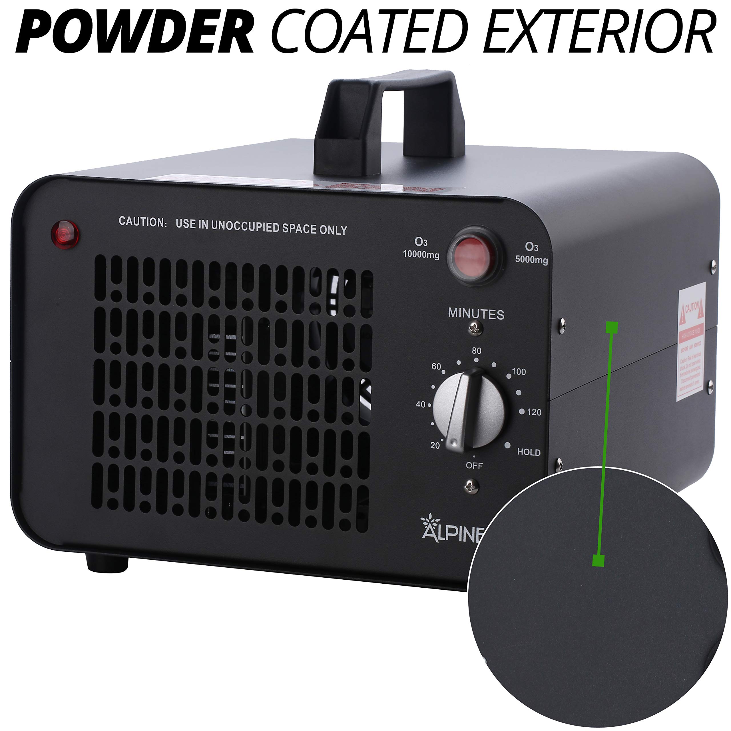 110W 60,000 mg/h Ozone Generator Air Ionizer Ozone Odor Eliminator for Home and Kitchen, Commercial Ozone Machine Odor Removal Air Purifier for Office, Cars, & Rooms