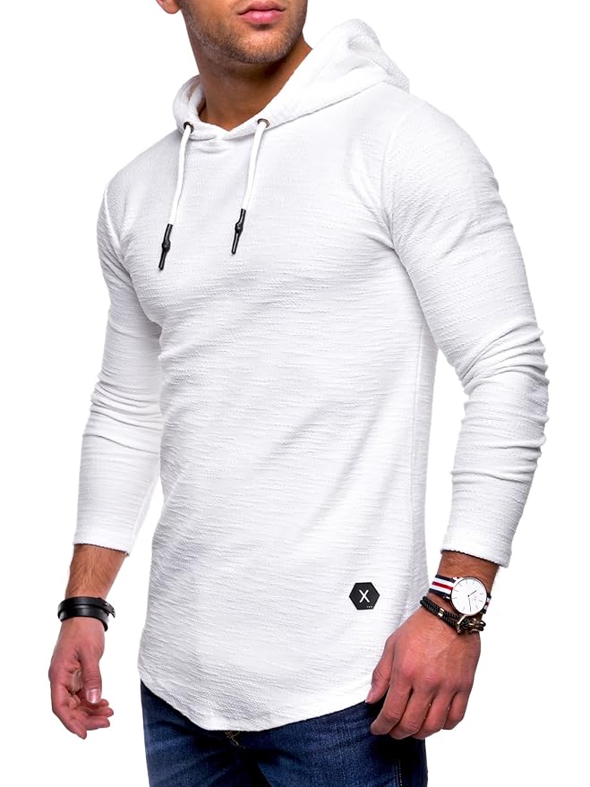 MT Styles Herren Oversize Hoodie Pullover Kapuzenpullover MT-7420