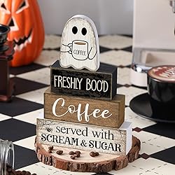 Lineshading 4 Pcs Halloween Table Decor Coffee