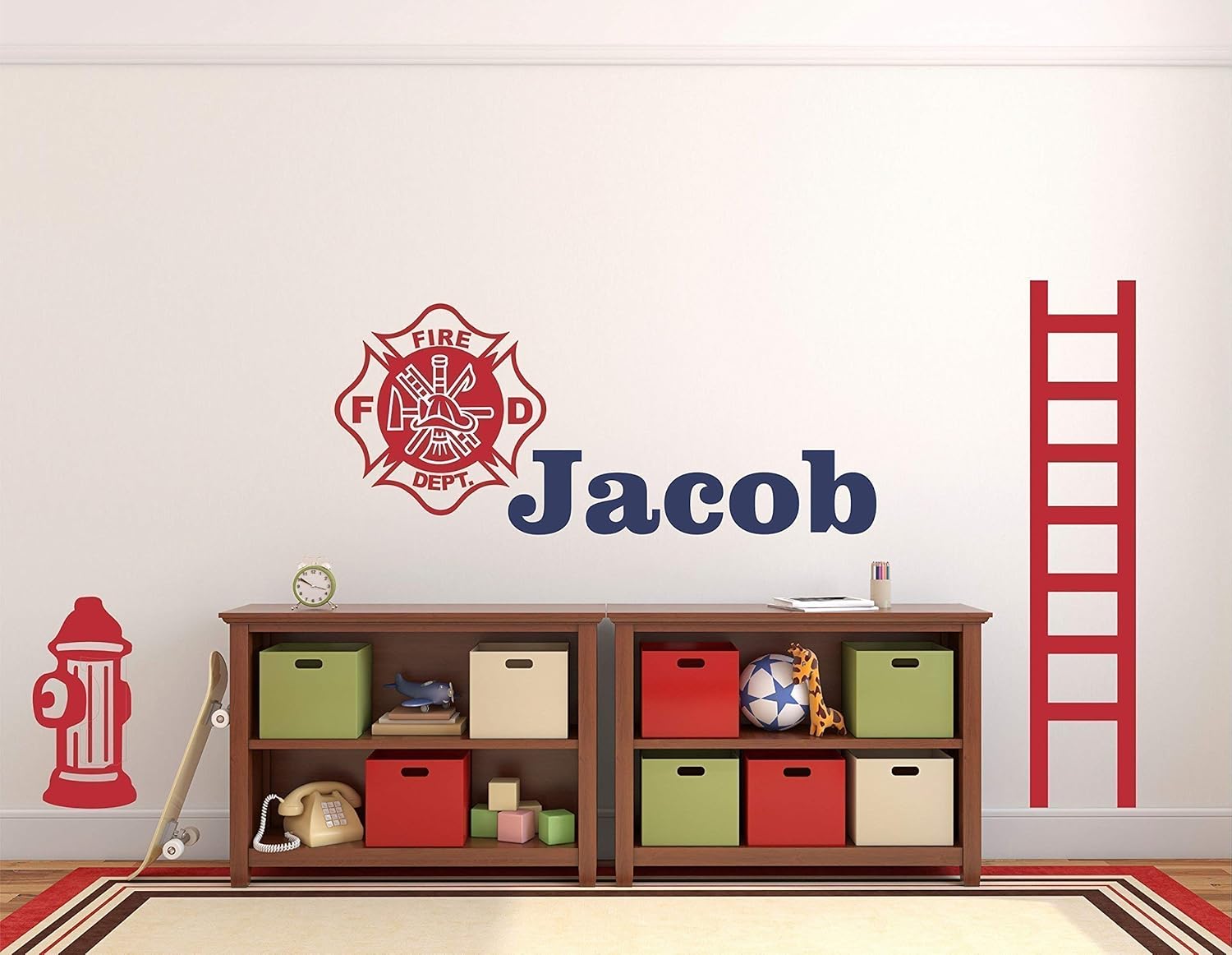 firefighter nursery decor