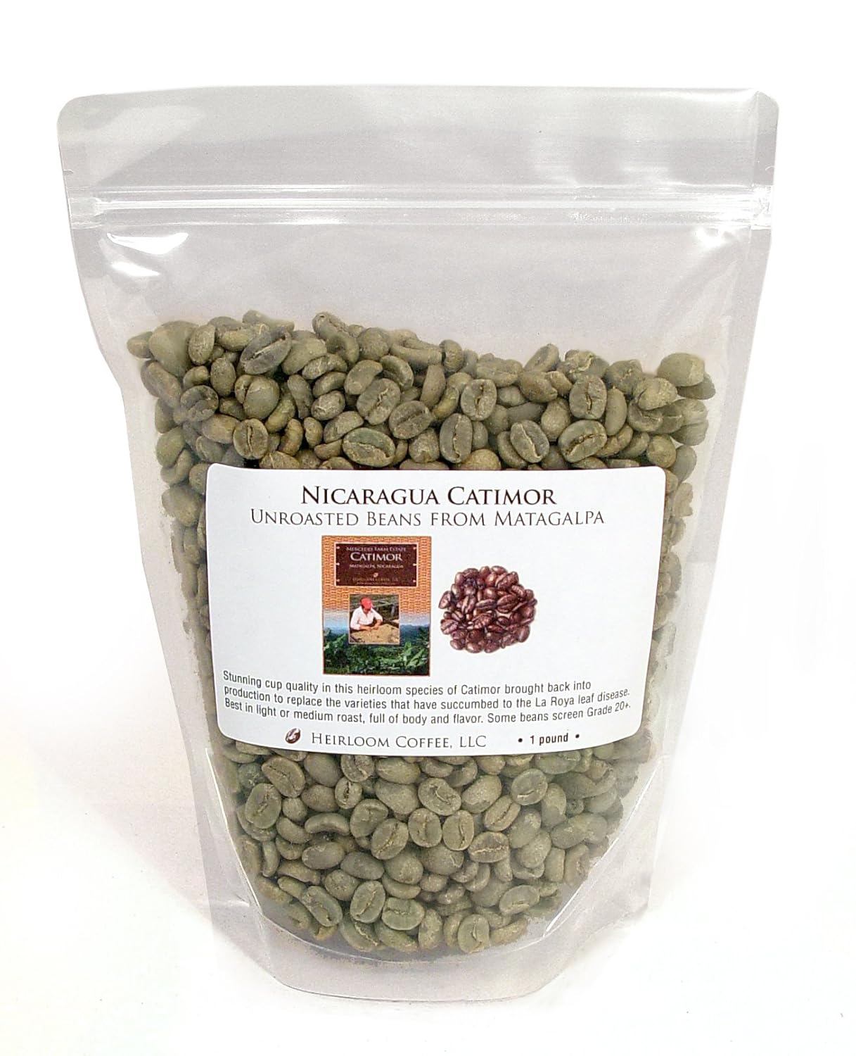 Nicaragua Matagalpa Catimor Arabica, Green Unroasted