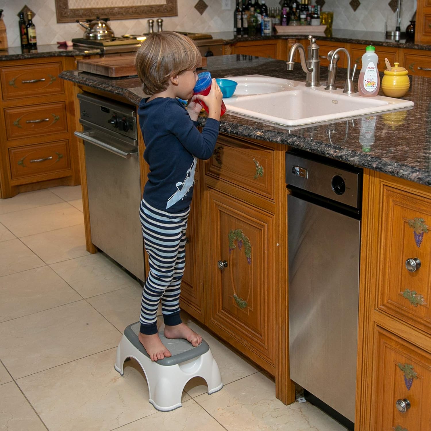Nuby Step Up Stool, Gray : Baby